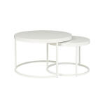 Zestaw kawowy dwóch stolików okrągłych łaxł-26