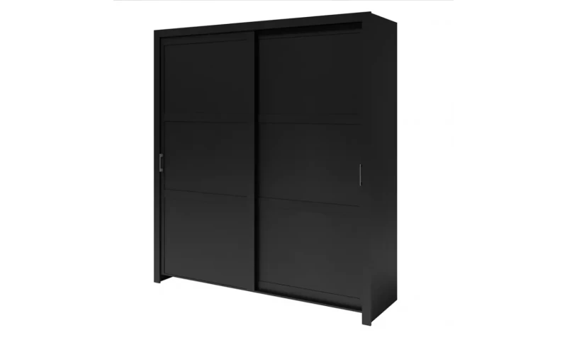 szafa frama 185 bez luster flxs-01 szafa czarny srebrny