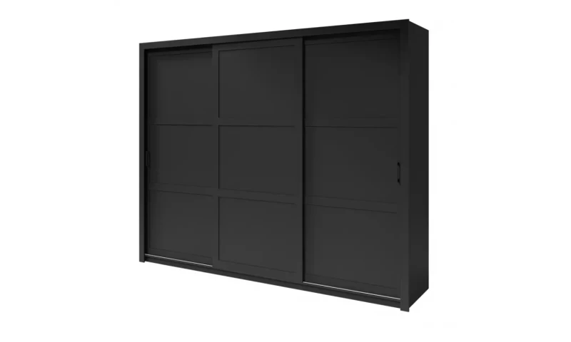 szafa frama 255 bez luster flxs-02 szafa czarny czarny