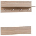 przedpokój hit wieszak poziomy z półką haxw-04 sonoma