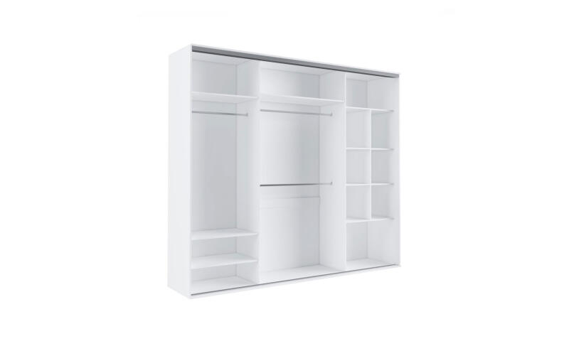 GRXS-12 GRECJA szafa biały/paski lacobel - obrazek 3