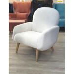 fotel w tkaninie typu baranek boucle kremowy zosia w msc meble swarzędz