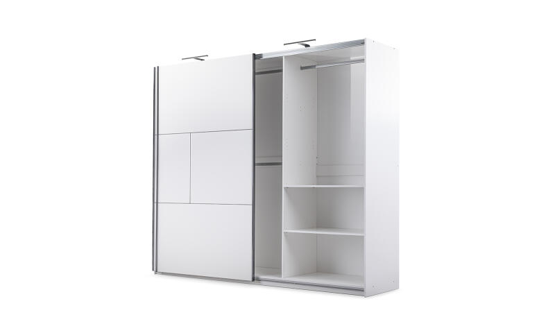 SSS-050 STOKROTKA szafa przesuwna biały - obrazek 3