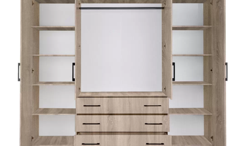 SSS-016 STOKROTKA szafa z lustrem dąb sonoma - obrazek 2