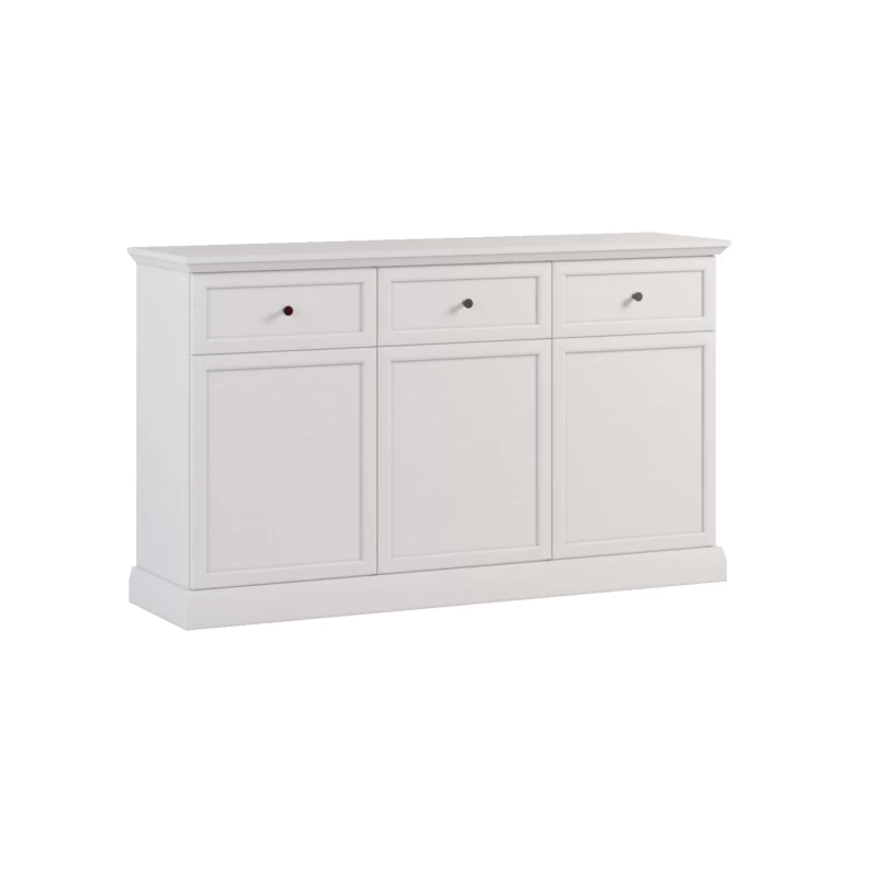 Komoda Lucca K3D3S lagk-02 laluś komoda biały opal dąb craft