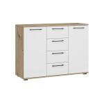 FLEX system szaf modułowych - KOMODA KM-2 artisan biały (2P=1SZT) łha-103