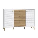 Komoda 140 cm z ryflowanym frontem AKSANA amfk-04