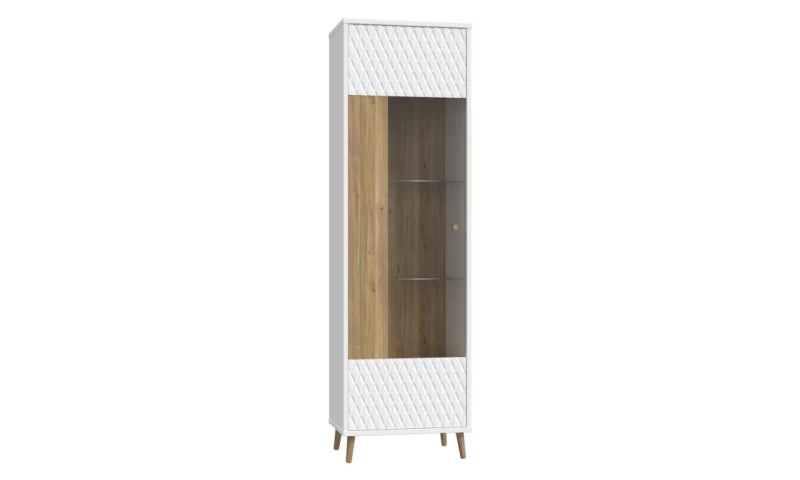 Wąska witryna ryflowana 60 cm AKSANA amfw-10