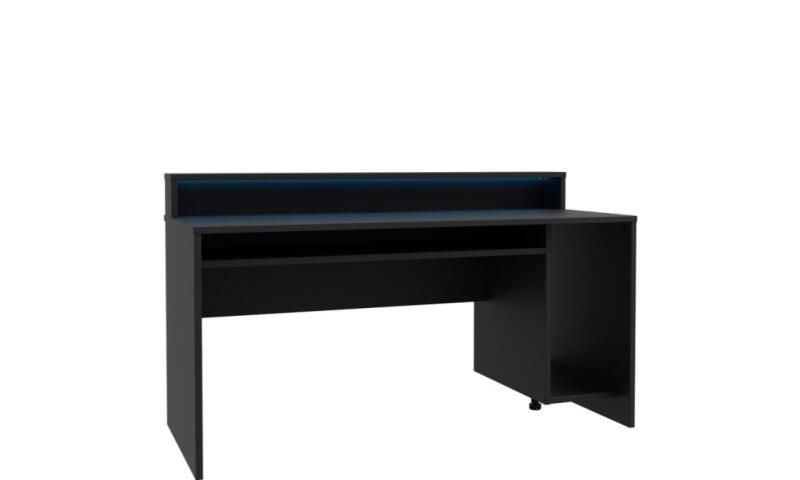 Biurko gamingowe 160 cm z oświetleniem RGB alfb-02