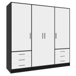 szafa ubraniowa jupiter jrfs-08