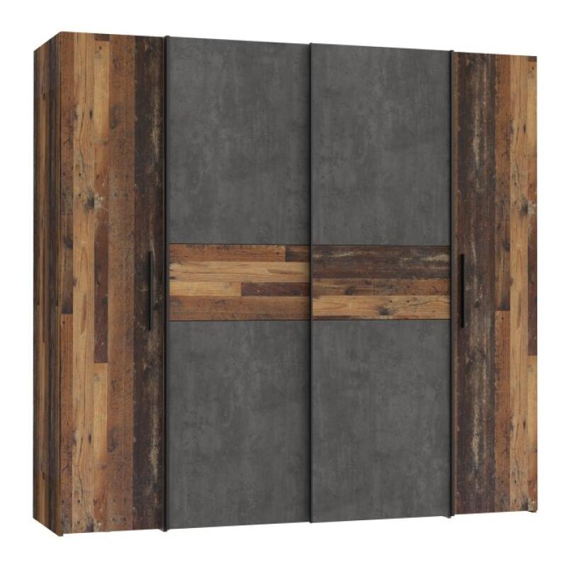 Szafa ubraniowa KLTS62321-C754 nafs-10 old wood beton