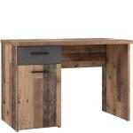 Biurko 110 cm z szufladą i szafką winnie wifb-02 vintage loft