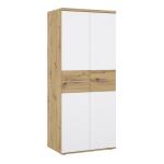Szafa skandynawska 80 cm WINNIE Biały/Dąb Artisan wifs-08