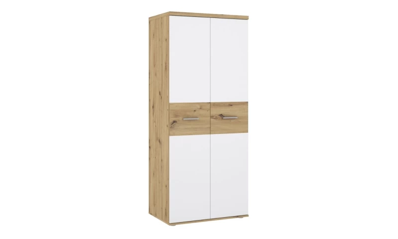 Szafa skandynawska 80 cm WINNIE Biały/Dąb Artisan wifs-26