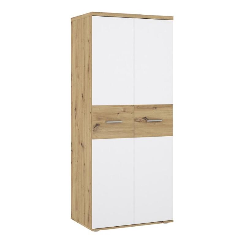 Szafa skandynawska 80 cm WINNIE Biały/Dąb Artisan wifs-26
