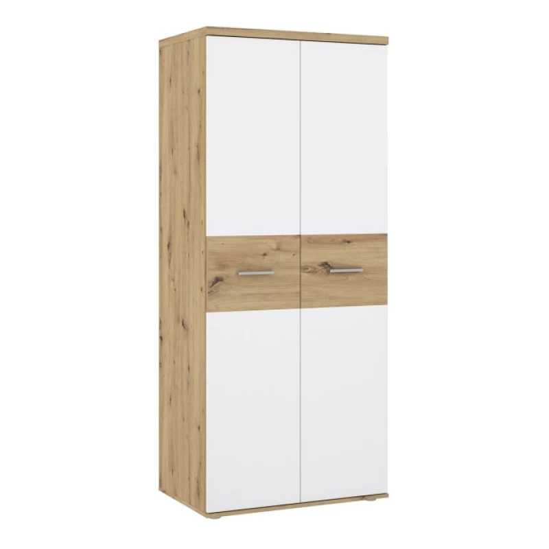 Szafa skandynawska 80 cm WINNIE Biały/Dąb Artisan wifs-26