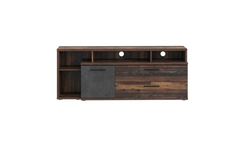 Szafka RTV vintage loft 160 cm JACKY Old – Wood Vintage/Beton Indeks: JCKT135L-C754 CLFR-47 CELESTYNA szafka RTV