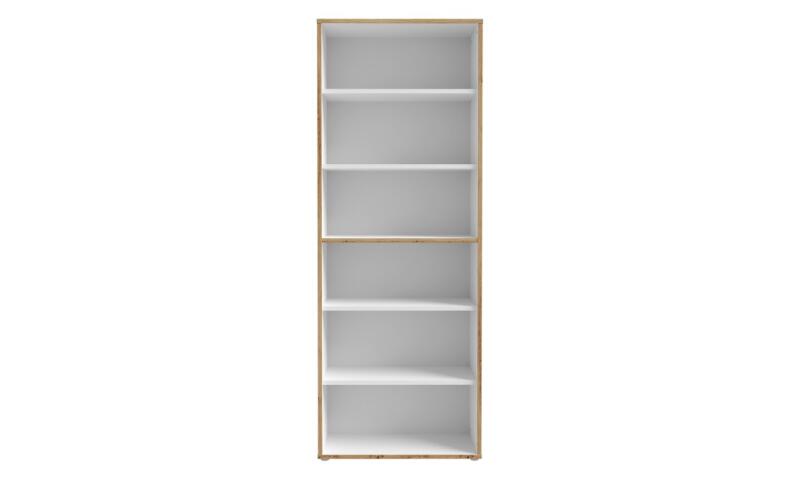 Regał 90 cm KEFLAVIK Biały/Dąb Artisan Indeks: KFLR823-C881 KLFR-11 KLAUDIA regał dąb Artisan