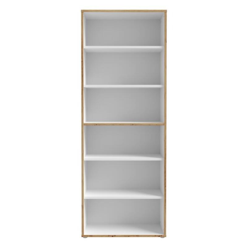 Regał 90 cm KEFLAVIK Biały/Dąb Artisan Indeks: KFLR823-C881 KLFR-11 KLAUDIA regał dąb Artisan