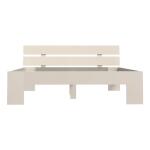 Łóżko dwuosobowe 160x200 cm INGALILL Piaskowy Indeks: DRFL1162-U60 IRFS-03 IREK stelaż łóżka