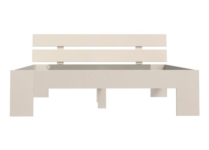 Łóżko dwuosobowe 160x200 cm INGALILL Piaskowy Indeks: DRFL1162-U60 IRFS-03 IREK stelaż łóżka