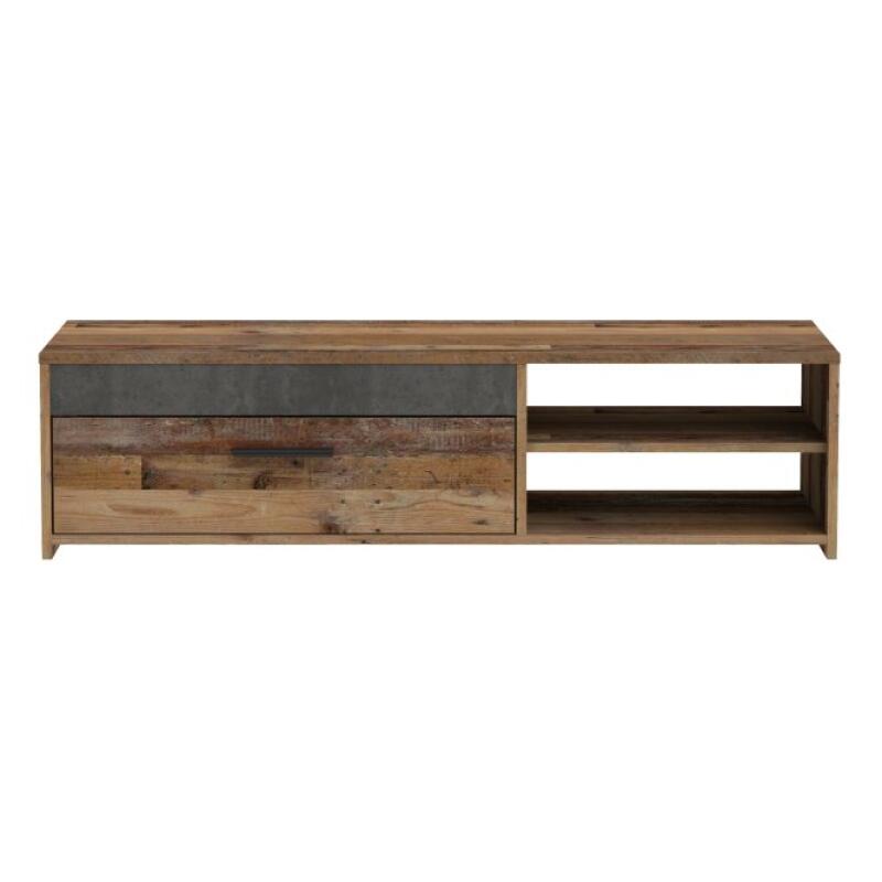 Szafka RTV 120 cm PACO Old – Wood Vintage/Beton Indeks: PCOT11-C754 CLFR-51 CELESTYNA szafka RTV