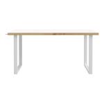 Biurko 160x75 cm KEFLAVIK Biały /Dąb Artisan Indeks: KFLB422-M897 KLFB-13 KLAUDIA biurko dąb Artisan