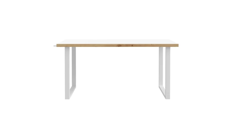Biurko 160x75 cm KEFLAVIK Biały /Dąb Artisan Indeks: KFLB422-M897 KLFB-13 KLAUDIA biurko dąb Artisan