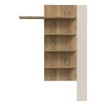 Półka wisząca L/P Indeks: BTHB01-M821 BGFP-01 BOGDAN półka wisząca dąb Mauvella / piaskowy