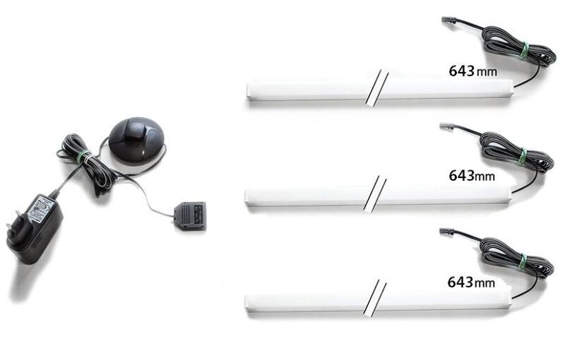 Oświetlenie LED 3-pkt ciepłe Indeks: IZLED16L02P03-WW00 DMFO-42 DAMIAN oświetlenie LED