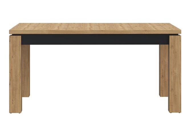 Stół rozkładany 160x90 cm KASZIMIRO Dąb Waterford/Czarny Indeks: TBLT7016-M465 KOFS-10 KONRAD stół rozkładany
