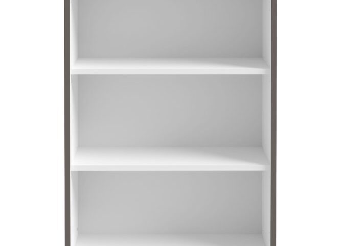 Niski regał otwarty 90 cm KEFLAVIK Biały/Grafit Indeks: KFLR322-J53 KLFR-05 KLAUDIA regał