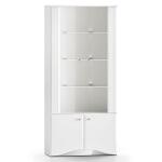 Witryna GLAMOUR 01 | Biały połysk gamw-01 gavin witryna