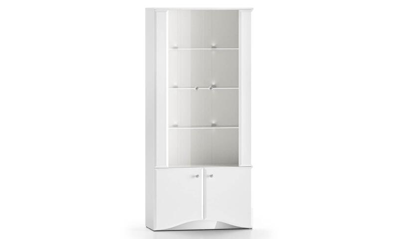 Witryna GLAMOUR 01 | Biały połysk gamw-01 gavin witryna