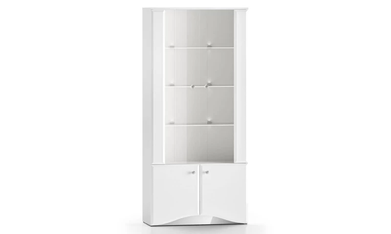 Witryna GLAMOUR 01 | Biały połysk gamw-01 gavin witryna