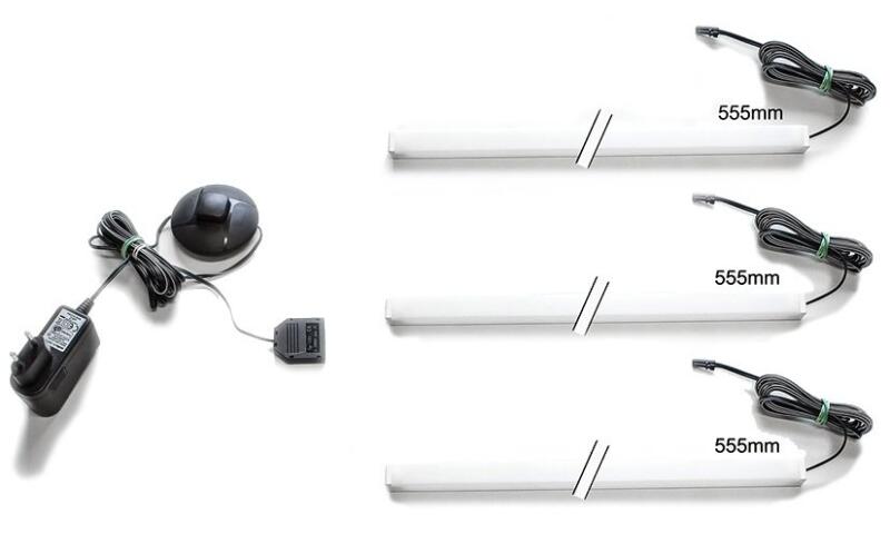 Oświetlenie LED 3-pkt ciepłe Indeks: IZLED16L01P03-WW00 DMFO-43 DAMIAN oświetlenie LED