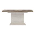 Stół rozkładany 160x90 cm DURO Pinia Biała/Dąb Antyczny Indeks: DURT84-T75 DMFS-39 DAMIAN stół rozkładany