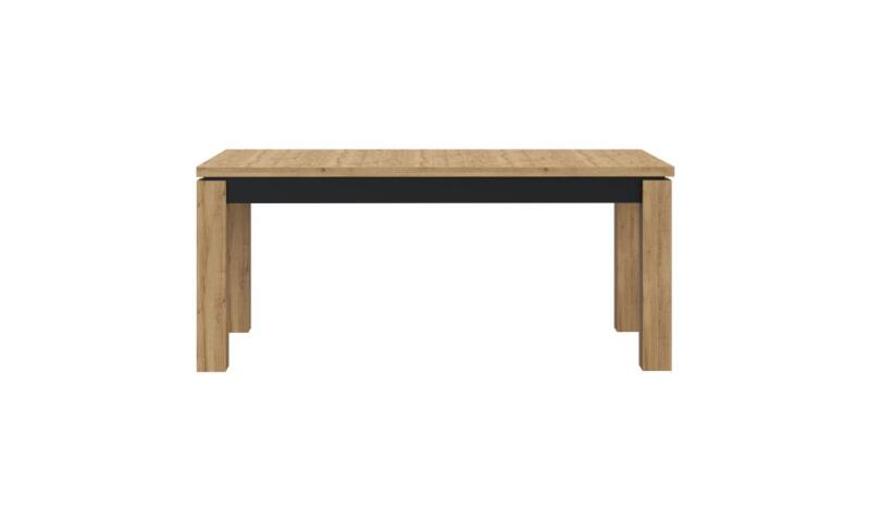Stół rozkładany 180x90 cm KASZIMIRO Dąb Waterford/Czarny Indeks: TBLT7034-M465 KOFS-11 KONRAD stół rozkładany