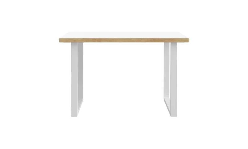 Biurko 120x75 cm KEFLAVIK Biały /Dąb Artisan Indeks: KFLB211-M897 KLFB-12 KLAUDIA biurko dąb Artisan