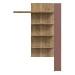 Półka wisząca L/P Indeks: BTHB01-Q193 bgfp-01 bogdan półka wisząca dąb Mauvella / terakota
