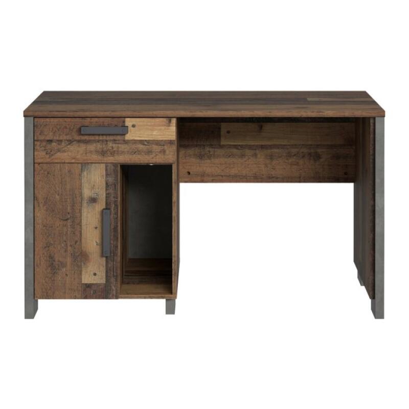 Biurko vintage loft 130x60 cm z szufladą i szafką CLIF Indeks: CLFB211-C546 CLFB-08 CELESTYNA biurko