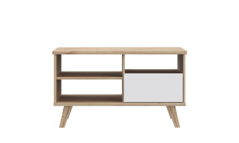 Stolik kawowy skandynawski 90x60 cm VANKKA Deska Dębowa/Biały Indeks: CFTT5218-L25 wafs-09
