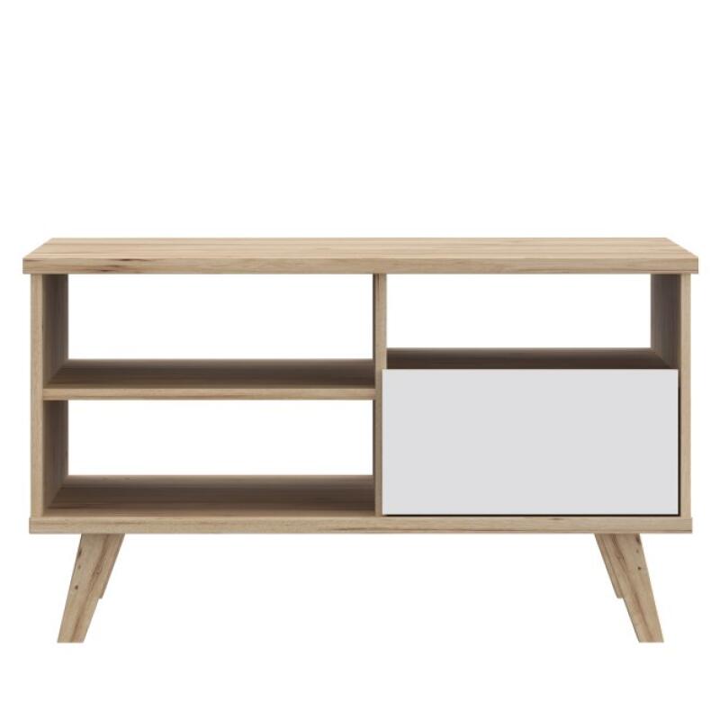 Stolik kawowy skandynawski 90x60 cm VANKKA Deska Dębowa/Biały Indeks: CFTT5218-L25 wafs-09