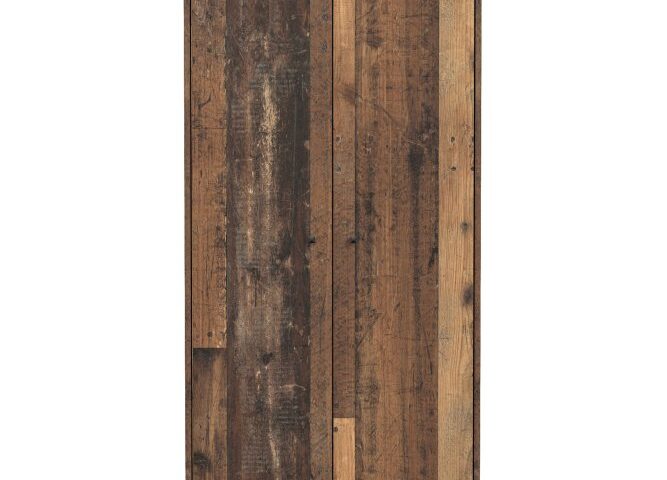 Opis Wysoka szafka z kolekcji świetnie sprawdzi się jako funkcjonalny element aranżacji w wielu pomieszczeniach. W salonie i domowym biurze może pełnić rolę zamykanego regału na dokumenty. Ustawiona w sypialni, będzie doskonałą bieliźniarką, w której zmieścisz ubrania, galanterię, bieliznę, pościel i ręczniki. Wysoką szafkę z kolekcji polecamy zwłaszcza do wąskiego przedpokoju, w którym sprawdzi się jako płytka szafa gospodarcza. Blat, dzięki dużej wytrzymałości, może stać się miejscem ekspozycji kwiatów doniczkowych. Połączenie naturalnej kolorystyki mebla o wyraźnym rysunku słojów drewna wraz z roślinami nada wnętrzu przytulności. Mebel o wymiarach: szerokość 73,7 cm x wysokość 149,5 cm x głębokość 34,8 cm Szafka wykonana w dekorze: Old Wood Vintage Nóżki typu ślizgacz chronią podłogę przed zarysowaniami Maksymalne obciążenie blatu do 30 kg Maksymalne obciążenie półek do 5 kg Montaż do ściany wymagany (okucia w zestawie) W zestawie elementy do montażu ściennego Wykonana z wysokiej jakości płyty wiórowej Szczegóły produktu Informacje logistyczne Instrukcje montażu i karty bezpieczeństwa produktu Komoda Indeks: T2KK521-H51 NOFK-31 NORBERT komoda old wood vintage