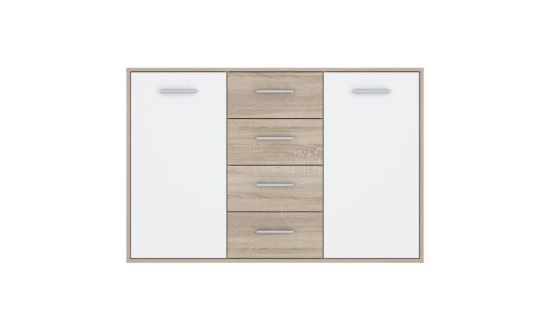 AEFK-02 AREK komoda dąb sonoma / biały - obrazek 3