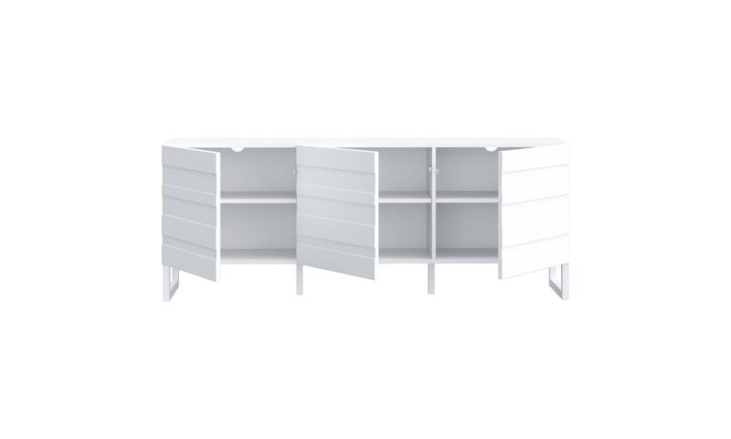 BTFR-04 BEATA szafka RTV biały - obrazek 4