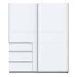 Opis Biała szafa doskonale wpasuje się w aranżację każdego pomieszczenia takiego jak sypialnia, garderoba, przedpokój oraz pokój młodzieżowy. Ciekawym rozwiązaniem jest nieregularny kształt drzwi szafy, który nadaje jej oryginalności i umożliwia łatwiejszy dostęp do wbudowanych szuflad. Wyposażona jest w wygodne drzwi przesuwne Uchwyty wykonane są z tworzywa w kolorze Metal - Aluminium Posiada trzy pojemne szuflady z maksymalnym ociążeniem do 5kg Łatwa w czyszczeniu powierzchnia Montaż do ściany jest wymagany (okucia są w zestawie) Szczegóły produktu Informacje logistyczne Instrukcje montażu i karty bezpieczeństwa produktu Szafa przesuwna 170 cm z szufladami WINN 2 Biały Indeks: W2QS823E71-120 WOFS-08 WIOLA szafa