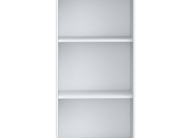 Wąski niski regał otwarty 55 cm NET106 Biały Indeks: T2KR50-120 NOFR-35 NORBERT regał biały