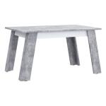 Stół rozkładany 140x90 cm ZUMBA Beton/Biały Indeks: ZMBT423-C264 ZEFS-07 ZENEK stół rozkładany