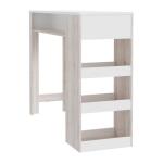 Opis Regał barowy BACCIO pozwoli zorganizować butelki z trunkami i ustawić na nim kilka przystawek. Pomogą w tym 3 półki w bocznej cześci mebla oraz szeroki blat. Ustaw regał BACCIO w towarzystwie innych mebli z kolekcji i stwórz funkcjonalną przestrzeń jadalni i salonu. Mebel ma wymiary 150 cm szerokości, 115,5 cm wysokości oraz 49,2 cm głębokości Mebel wykonano w dekorze Dąb piaskowy / biały Możesz ustawić regał w dowolnym miejscu w pomieszczeniu Szczegóły produktu Informacje logistyczne Instrukcje montażu i karty bezpieczeństwa produktu Regał barowy 150 cm BACCIO Dąb Piaskowy/Biały Indeks: MFF2056-M959 BRFR-10 BARTEK regał barowy